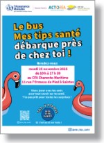 Affiche Le bus Mes tips santé