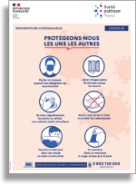 Affiche Protégeons-nous les uns les autres