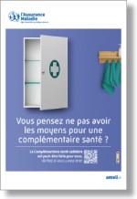 Affiche de promotion de la Complémentaire santé solidaire