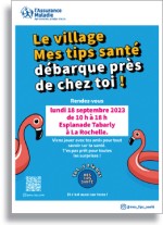 Affiche de promotion Le village Mes tips santé