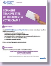 Article prêt à diffuser Comment transmettre un document à votre CPAM ?