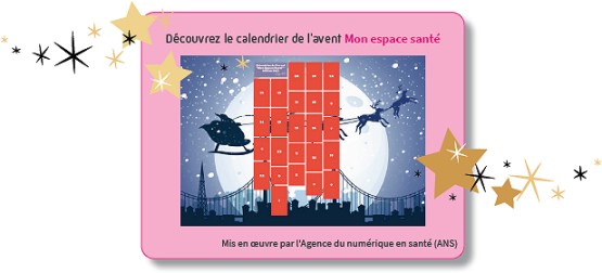 Calendrier de l'avent Mon espace santé