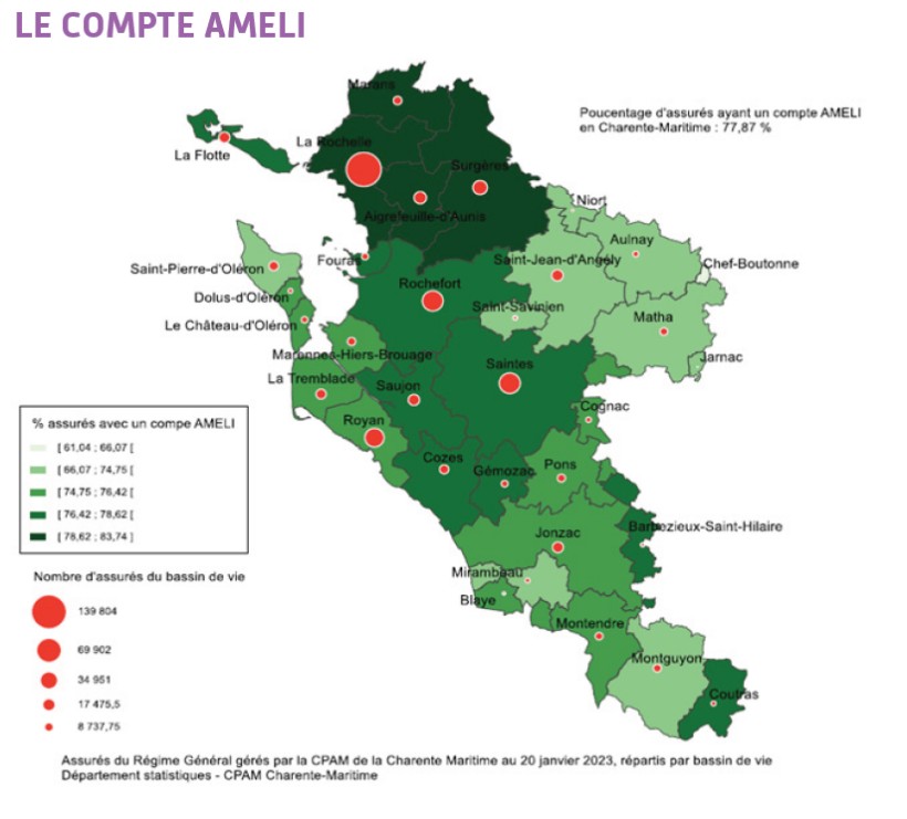 Cartographie 2023 sur le compte ameli (cliquer sur l'image)