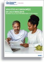 Dépliant Vous êtes accompagné(e) en cas d'invalidité