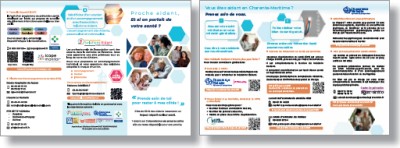 Dépliant de l'association Solutions Aidants