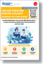 Flyer Une aide financière pour ma scolarité