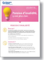 Flyer Pension invalidité - Y voir plus clair