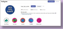 Compte Instagram @mes_tips_santé