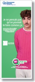 Kakémono de promotion du kit de dépistage à domicile