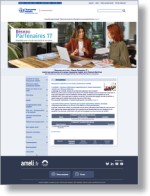 Page d'accueil du site Réseau Partenaires 17