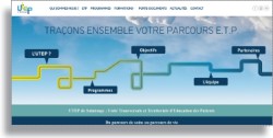 Page d'accueil du site UTEP Saintonge